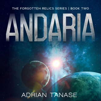 Andaria audiobook cover by Adrian Tanase